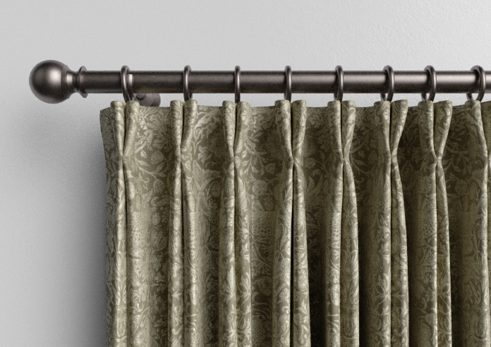 William Morris At Home Strawberry Thief, Woven Sage - Made to Measure Curtains - Image 10